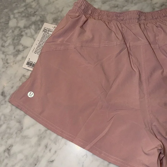 NWT LULULEMON ATHLETICA PACE RIVAL HIGH-RISE SHORT 3” PINK HAZE 4 - Picture 11 of 12